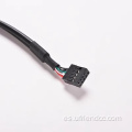 Ph2.0 Cable de cable de placa base Doble USB-A